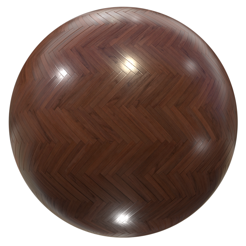 Herringbone Mahogany Parquet